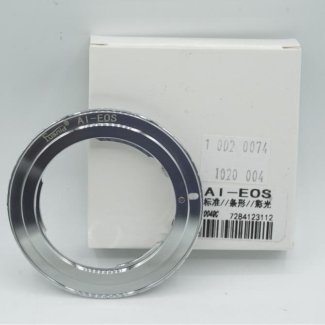 TERMURAH - FUSNID Lens Adapter - Lensa Nikon AI to Body Canon DSLR / Nikon - EOS