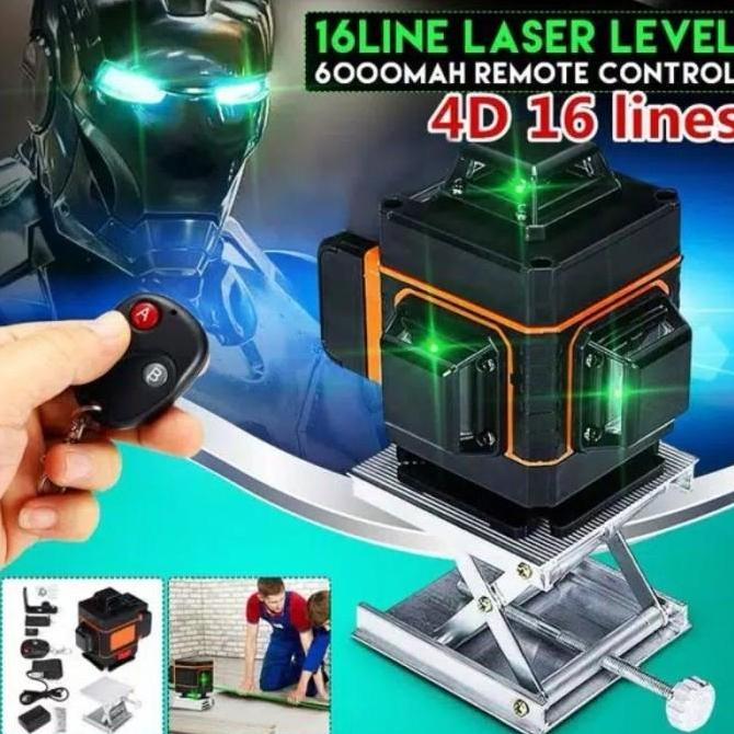 TERMURAH - Laser leveling 16 garis laser level 4d 16Line Taffware HILDA