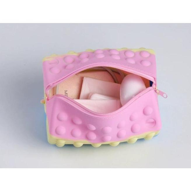 TAS SELEMPANG FASHION ANAK POP IT RUBBER JELLY TAS POP IT IMPORT 0140