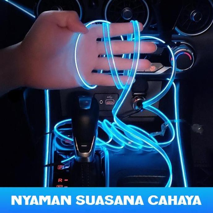 Otto5M Lampu Led Strip Neon Interior Mobil Neon Flex Lampu Led Lampu Strip Neon Led Fleksibel Panjan