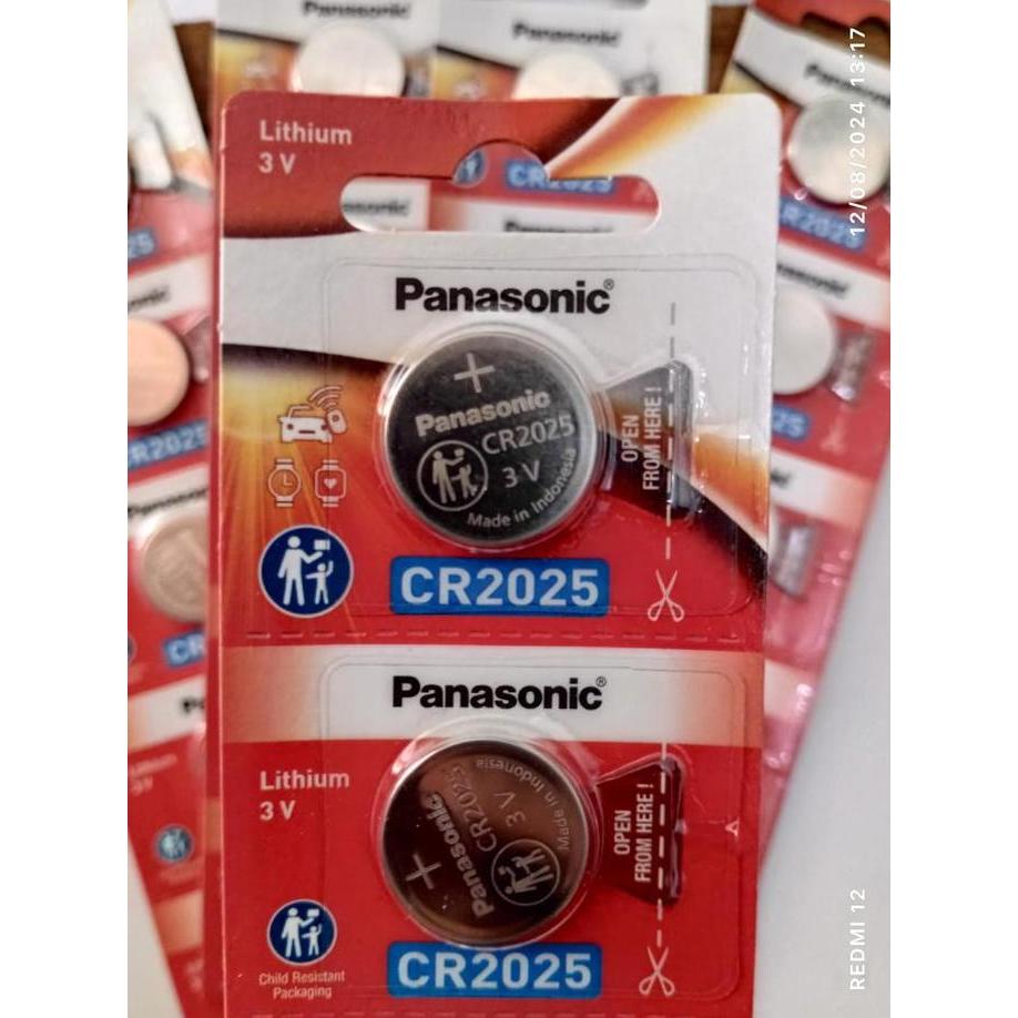 Housing- Baterai Panasonic Cr2025 Original Lithium Battery 3 Volt / Batrai Cr2025 Original Panasonic