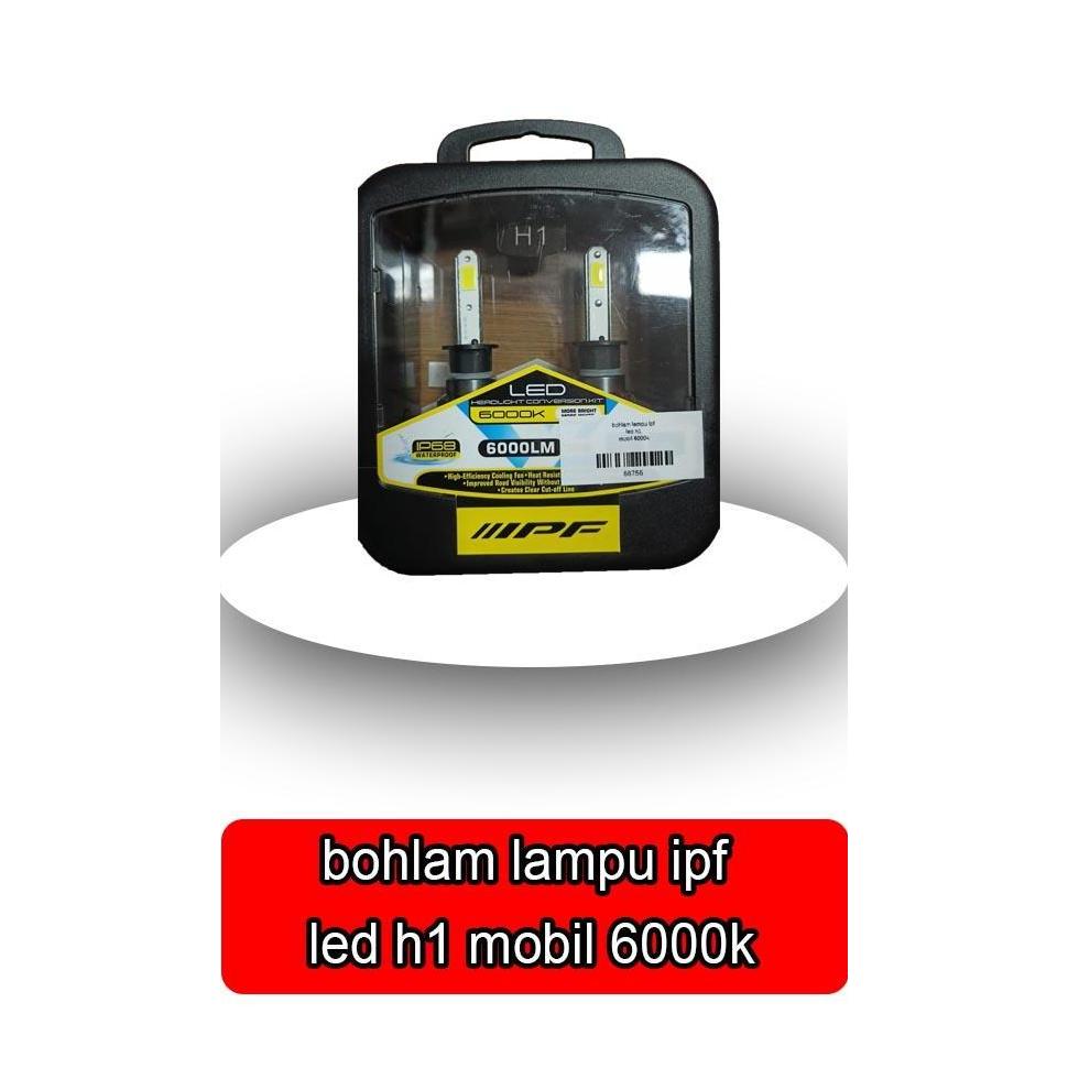 Bohlam Lampu Ipf Led H1 Mobil 6000K - 66756 -