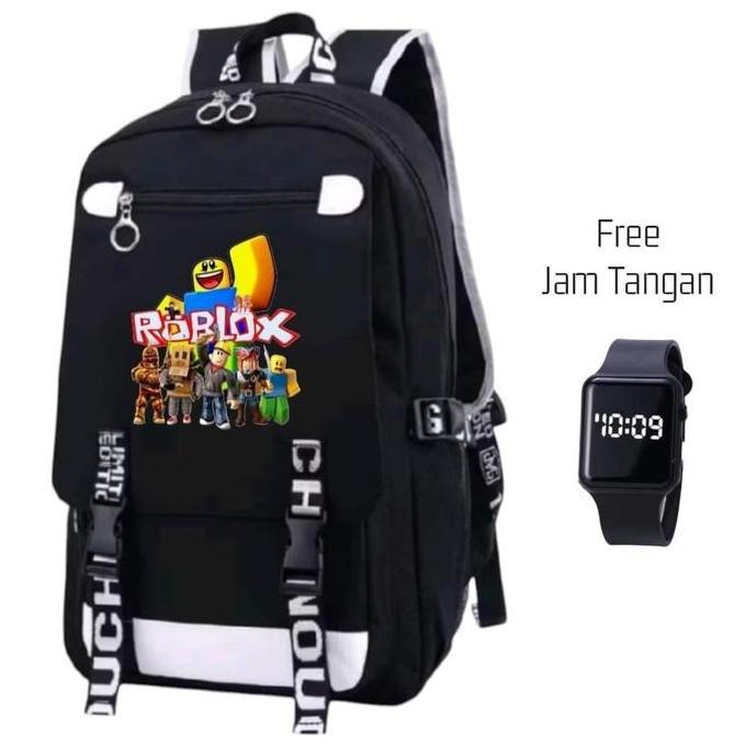 Abak- Tas Backpack Roblox Tas Sekolah Anak Tas Backpack Karakter Tas Sekolah Dengan Jam Tangan Tas S