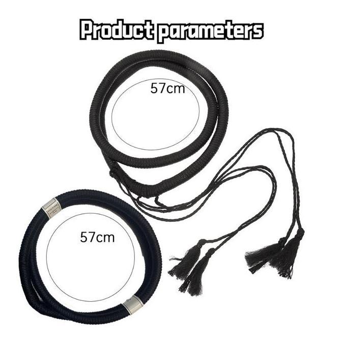 MATEGAV 1pcs tali ikat kepala pria Kain kelas satu, pengerjaan kelas satu igal sorban arab putih