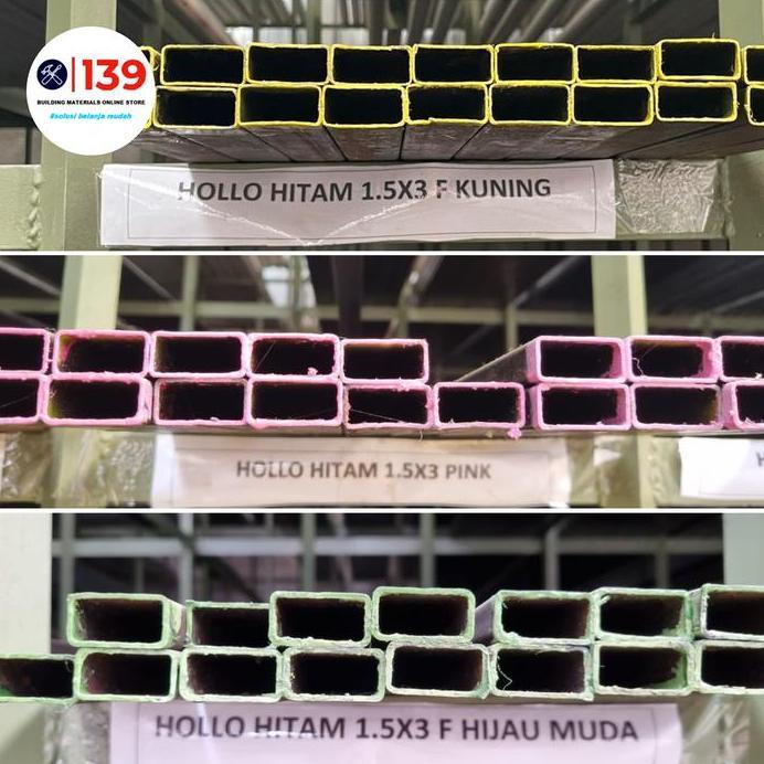 Hollow Besi Hitam 15x30 (F)