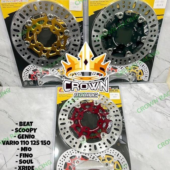 Piringan Cakram Delkevic Floating Mio Karbu / Fino Karbu / Soul Karbu