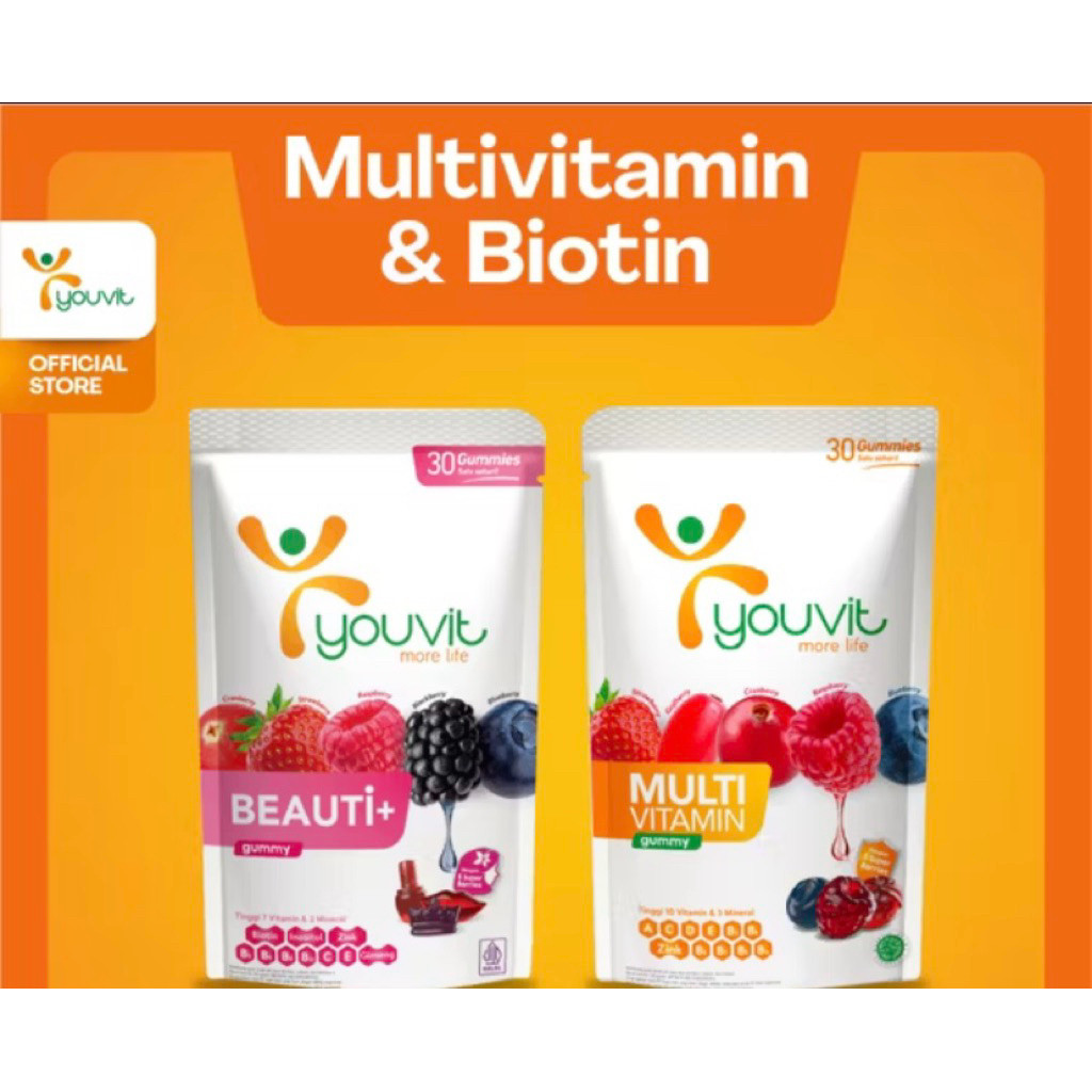 Youvit Multivitamin Dewasa Beauty&Multivitamin 30 Gummy