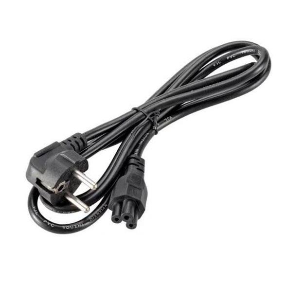 VINENNI Kabel Power Adaptor Laptop 3 Lubang - Kabel Charger Laptop Notebook Netbook dengan Bahan Tem