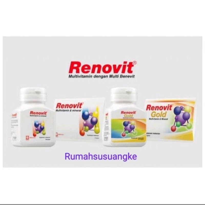 Promo Renovit Multi Vitamin Dan Mineral#Renovit Gold