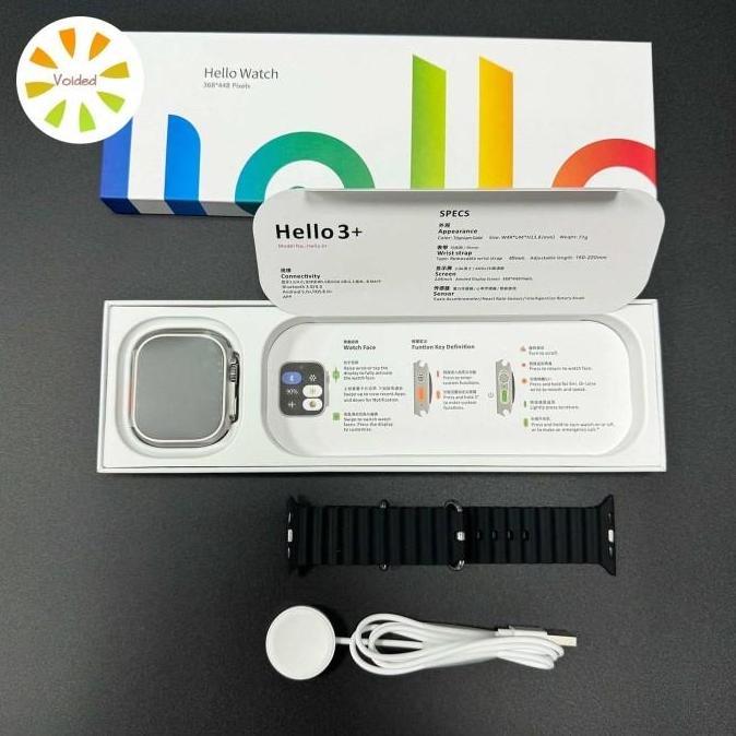 Jam Tangan Pintar Smart Watch New Hello Watch 3 Plus Gen 2