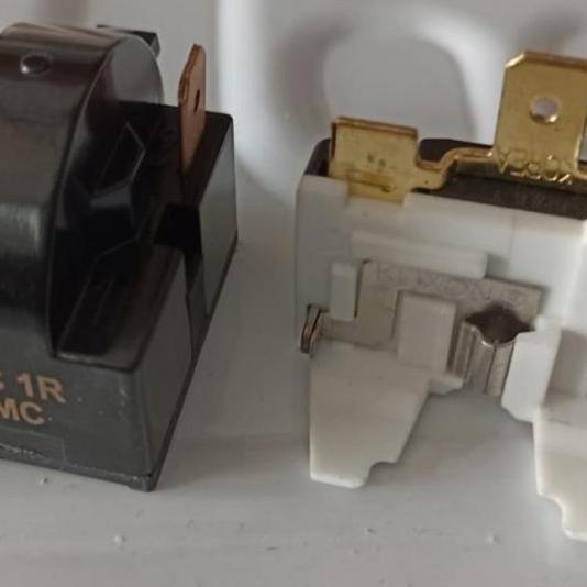 Relay overload kulkas 1 Pintu socket kanan dan overload