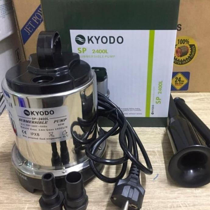 Pompa Air Celup Kolam Ikan Kyodo Sp-2400 60 Watt Pompa Air Submersible