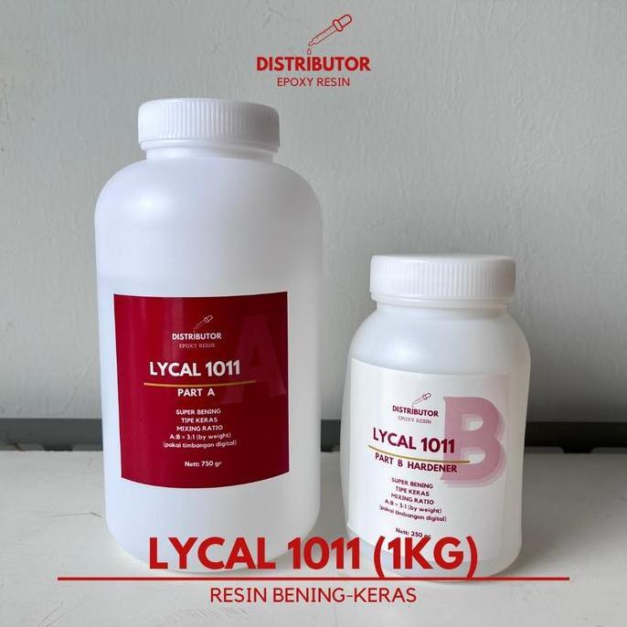 Resin bening Lycal keras - Lycal 1011 - 1 kg