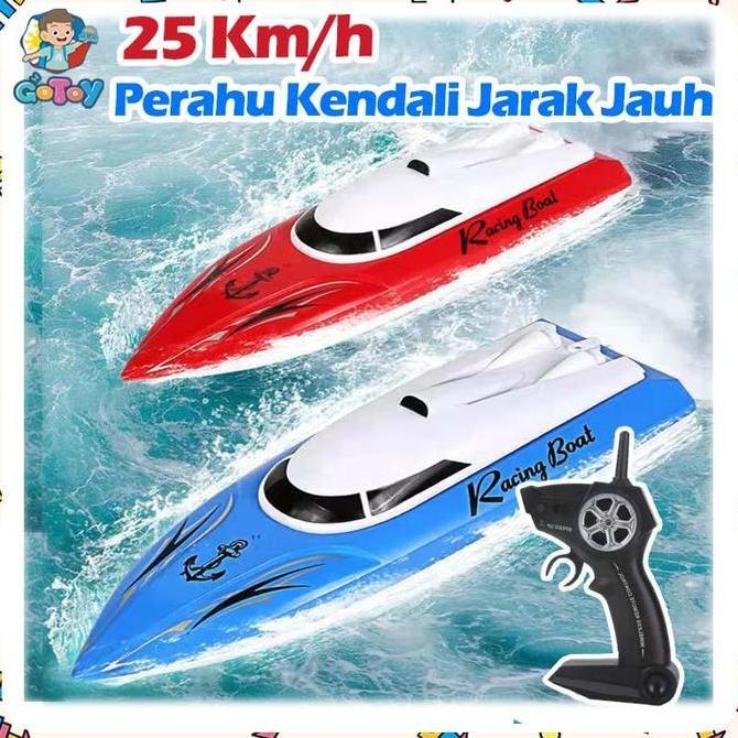 Pikadhamy  - 2.4GHz Kapal Remote Control Super Besar Model Kapal Remote Control Nirkabel Tahan Air L