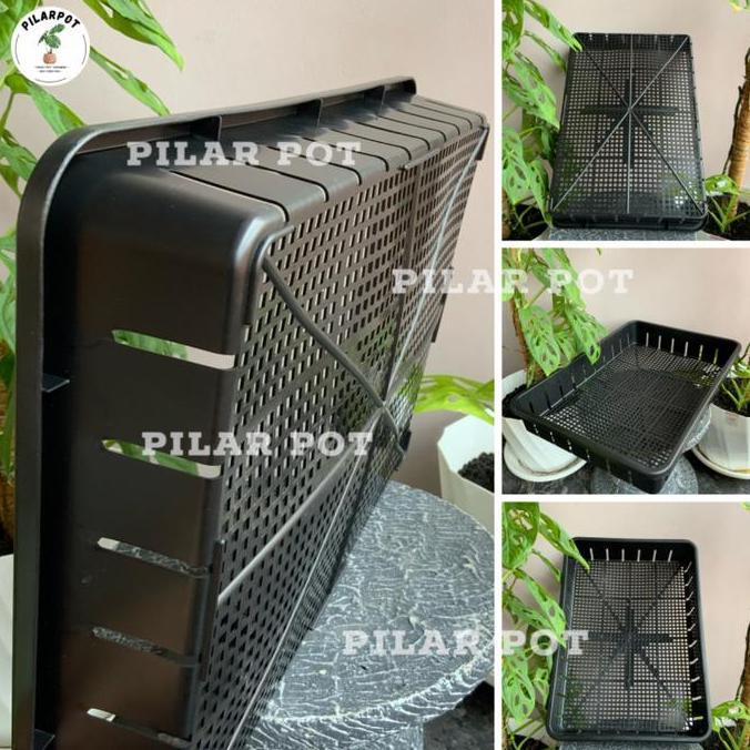 Giardino- Tray Pot Untuk Semai Bibit Hidroponik 50Cm - Tray Pot Nkt 50Cm