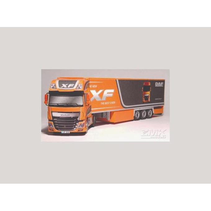(Mainan Kertas) DIY Papercraft Lembar Kertas Pola Truck LAmberett Scale 1-100
