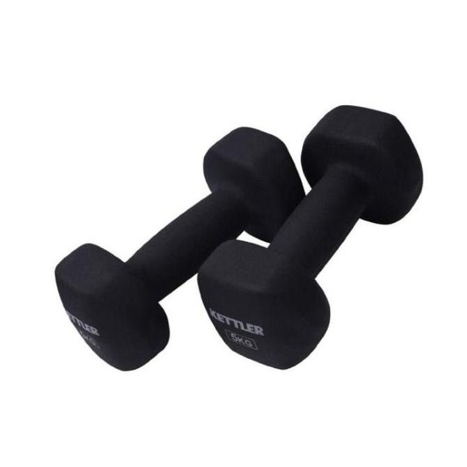 Dumbell Neoprene Kettler 10kg/pair - Barbel Neoprene Kettler 10kg/pair