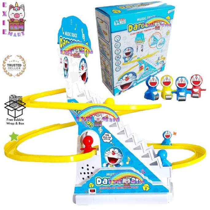 Mumpungready- Mainan Anak [Bn-01-04] (Lokal) Bebek Kecil Track Tangga Series - Bebek, Dino, Unicorn 