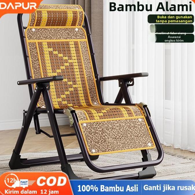 Bivarah - [DH]Kayu Kursi Kayu Tempat Tidur Kursi Dapat dilipat Kursi Rumah Santai Malas Istirahat Ku