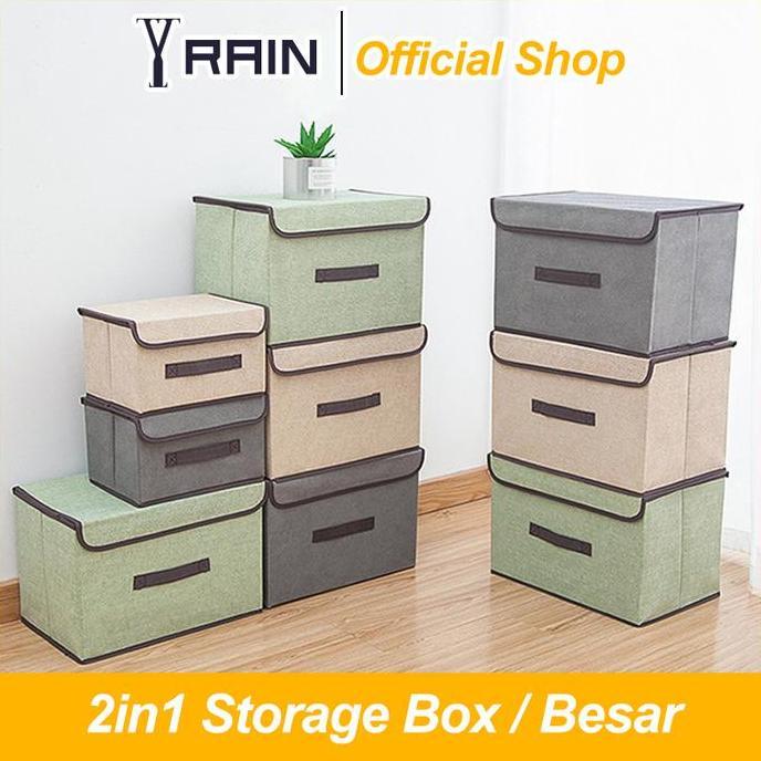 Salva- Storage Box Tempat Penyimpanan Kotak Organizer Tempat Baju Besar