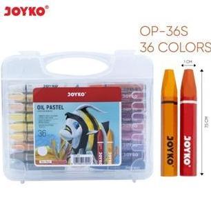 Lansungkirim- Crayon 36 Warna Joyko Oil Pastel Krayon