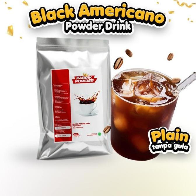 Pikadhamy  - Powder Black Americano - Bubuk Kopi Black Americano , Powder Drink