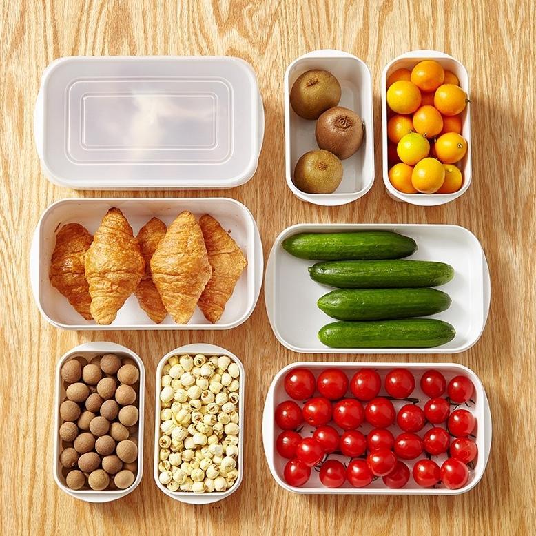 NEW Wadah makanan plastik, kotak penyimpanan makanan/kotak penyimpanan sekrup alat kecil/kotak penyi