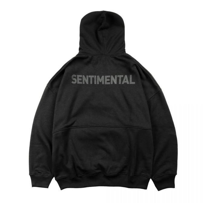 Uomo- Ssst Crag Cagoule Hoodie Oversize Hitam