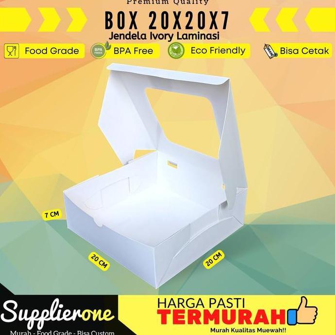 Posizioni- Dus Catering 20X20X7 Isi 25 / Box Catering / Box Souvenir / Box Bolu
