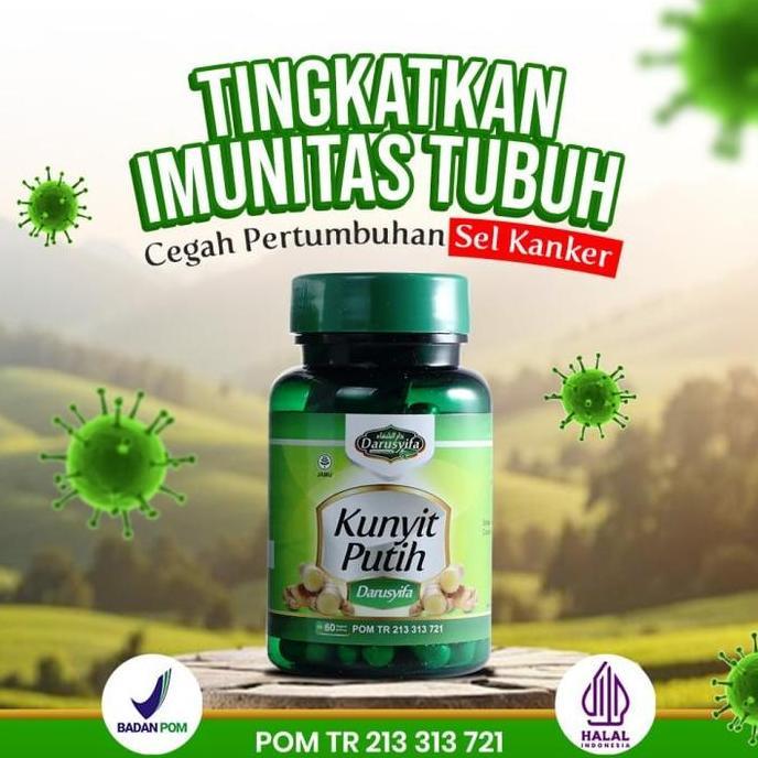Zerox- Kapsul Kunyit Putih Darusyifa Herbal Alami Penuh Manfaat
