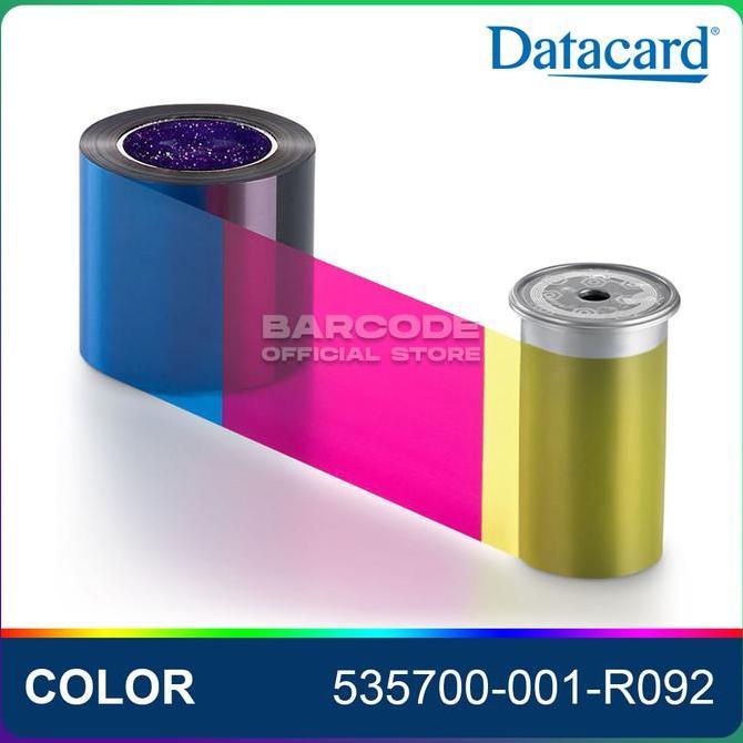 Kantorlengkap- Ribbon Rna Color Datacard Cd168 - Cd 168 - Ymckt 535700-001-R09