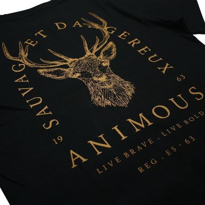 Superiore- Animous Kaos Tshirt Sauvage Deer Nyaman