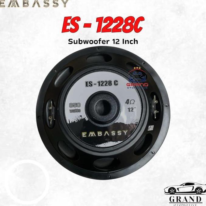 Promo Speaker Subwoofer 12 Inch Embassy ES-1228C Subwoofer Mobil ES 1228C Diskon