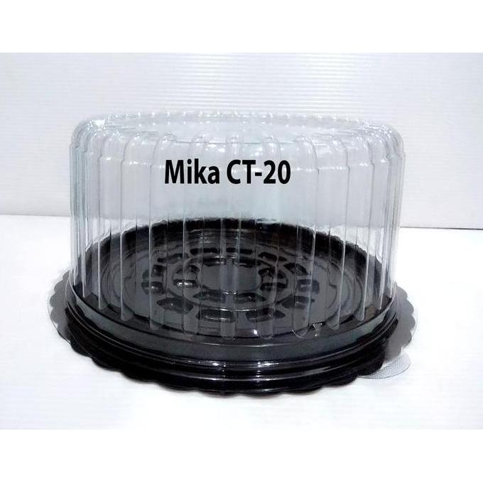 BOX MIKA BULAT BOLU TART TUMPENG MINI DIAMETER 20CM - CT20 FYP
