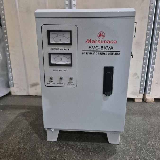 STABILIZER LISTRIK MATSUNAGA 5000WAT 5000VA 5000WATT STAVOL ORIGINAL DAN TERPERCAYA