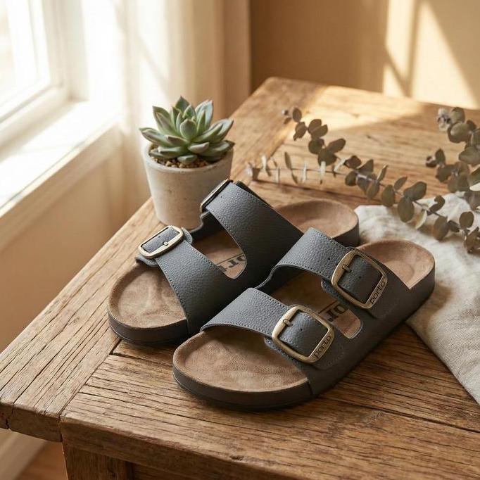 Sandal Pria Porto Walter Vintage Selop Sandal Nyaman Empuk Pria Tali Strap Sendal Selop Casual Vinta