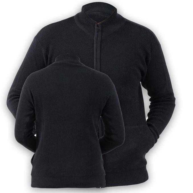 Uomo- Forzie Sweater Rajut Pria Resleting Tebal Sweater Rajut Resleting Depan Sweter Pria Rajut Teba