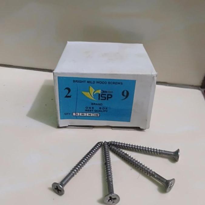 Bullone- Sekrup Kayu Skrup Kembang 7 Cm