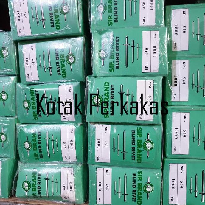 Bullone- Paku Rivet / Blind Rivet 640 Isi 500 Pcs