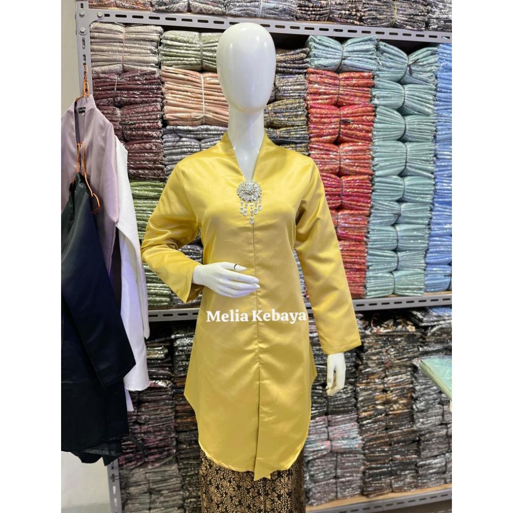 Bergaransi Rohmah Kebaya - Setelan Kebaya Tafeta Tunik Melayu / Kebaya Tafeta Busui Jumbo / Kebaya M