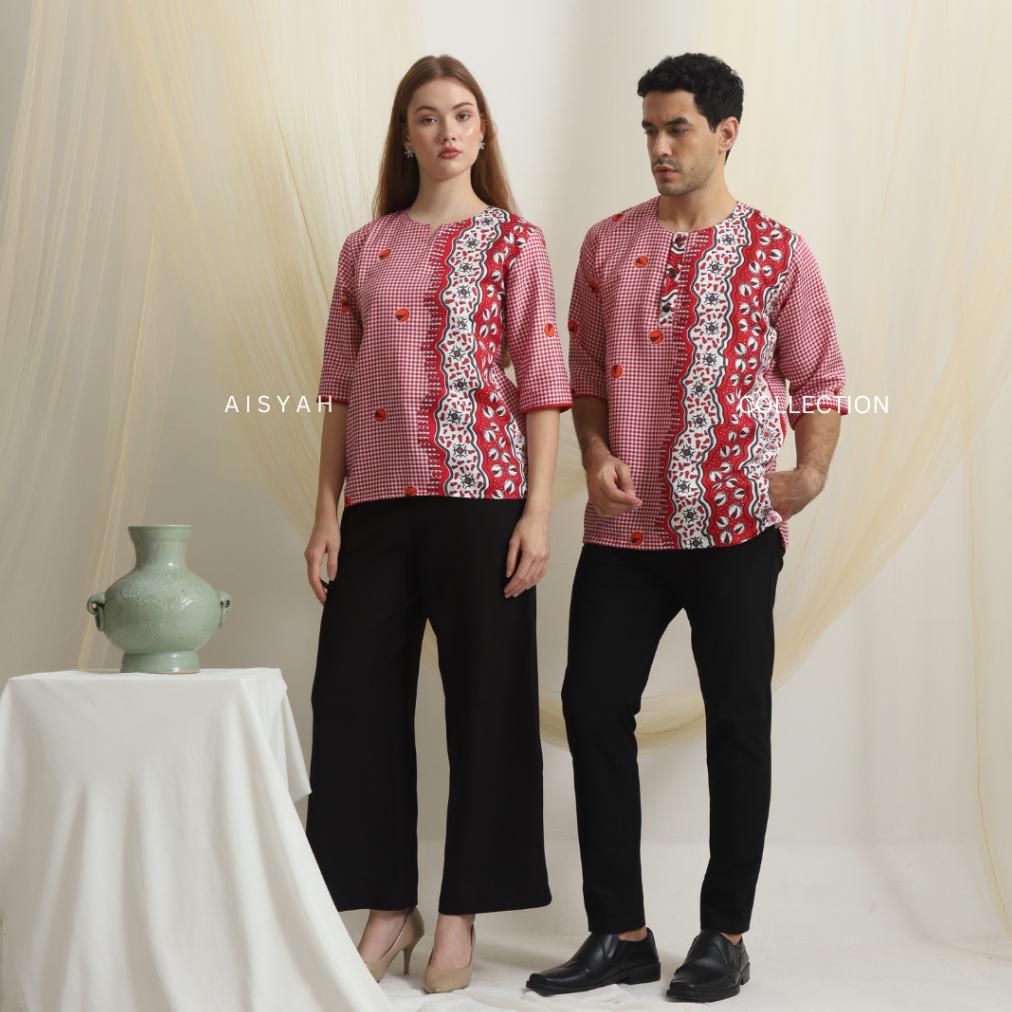 Saless Etnik By Aisyah Collection - Baju Cele Ambon Maluku - Batik - Baju Seragam