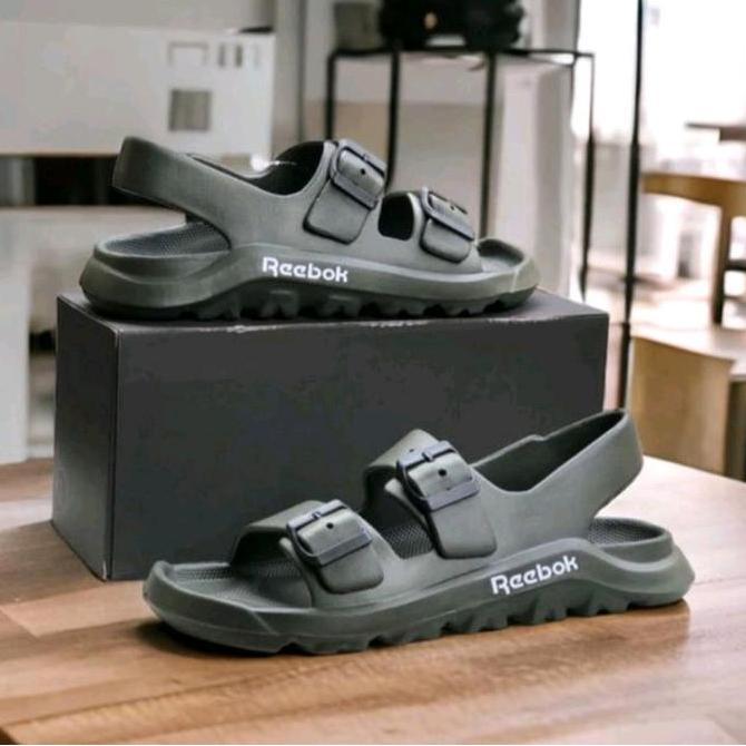 New Reebok Sepatu Sandal Gunung Karet Pria Ukuran Jumbo 40-46 Sendal Outdoor Karet Pria Ukuran Besar
