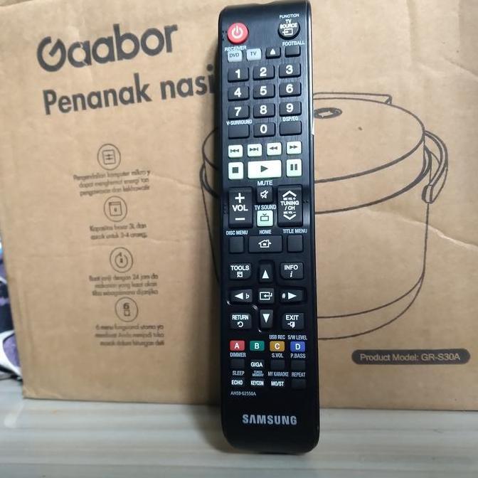 REMOTE REMOT DVD HOME THEATER SAMSUNG AH59-02550A ORIGINAL ASLI