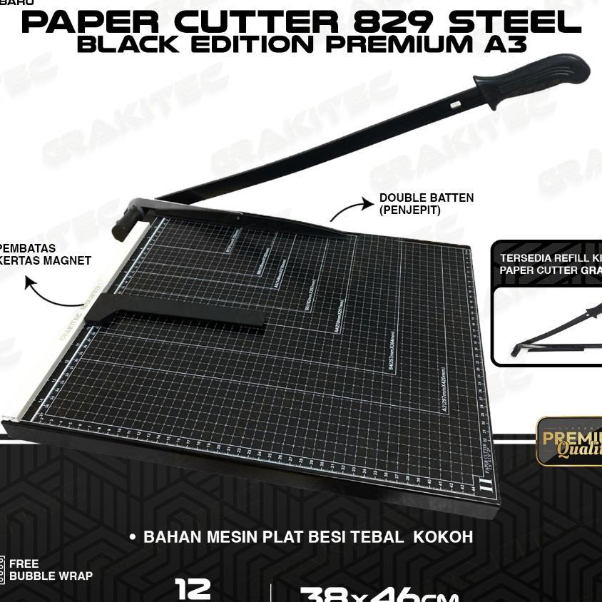 Paper Cutter A3 Alat Potong Kertas Hvs, Sticker, Dos, Pvc Id Card, Yellow Board, Art Paper, Camel, K