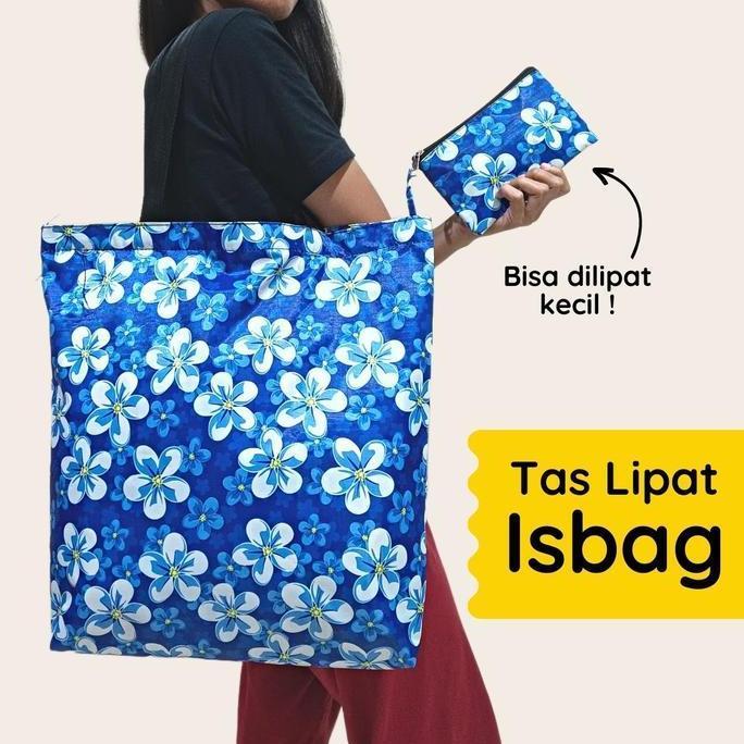 Tas Belanja Lipat Laundry Jumbo Multifungsi Bahan Parasut Ripstop Waterproof