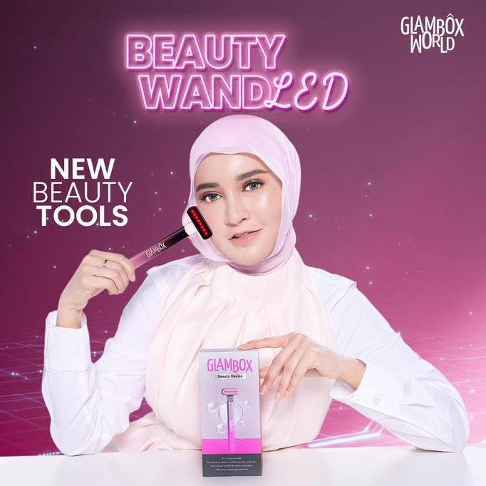 GLAMBOX BEAUTY WAND LED FACE MASSAGER