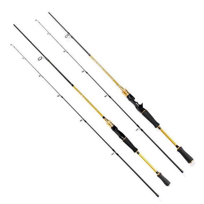 ORIQIR COD 1.6m 1.8m 2.1m 2.4 m joran pancing carbon asli kuat 50kg,pancing lengkap pancing bc 1 set