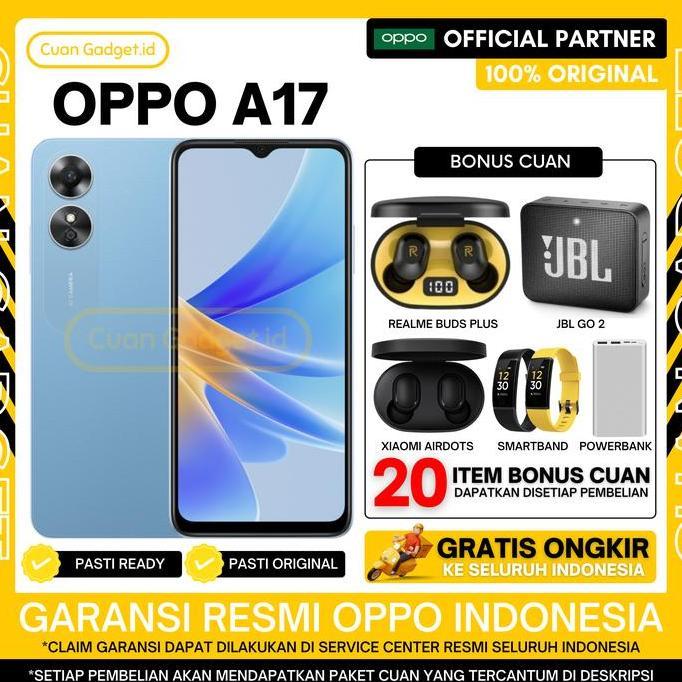 OPPO A17 4/64 OPPO A 17 4/64 GARANSI RESMI INDONESIA