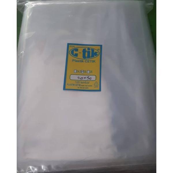 Plastik Klip 20X30 Cm Tebal 0.5 / Plastik Klip Besar / Plastik Klip Tebal
