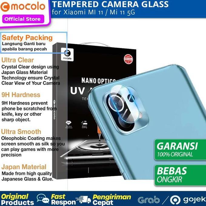 Mocolo Lens Protector Kamera Compatible For Xiaomi MI 11 MI11 Anti Gores Camera